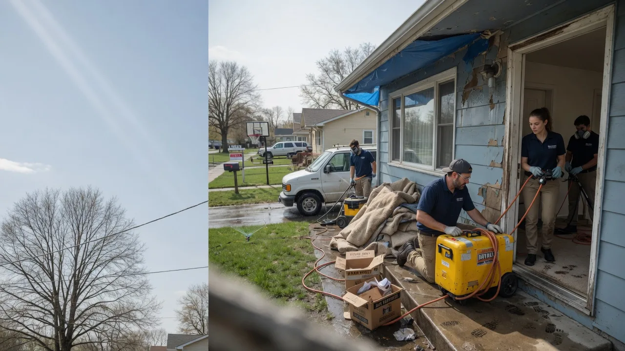 Basement Flood Cleanup in Scott Air Force Base, IL near me